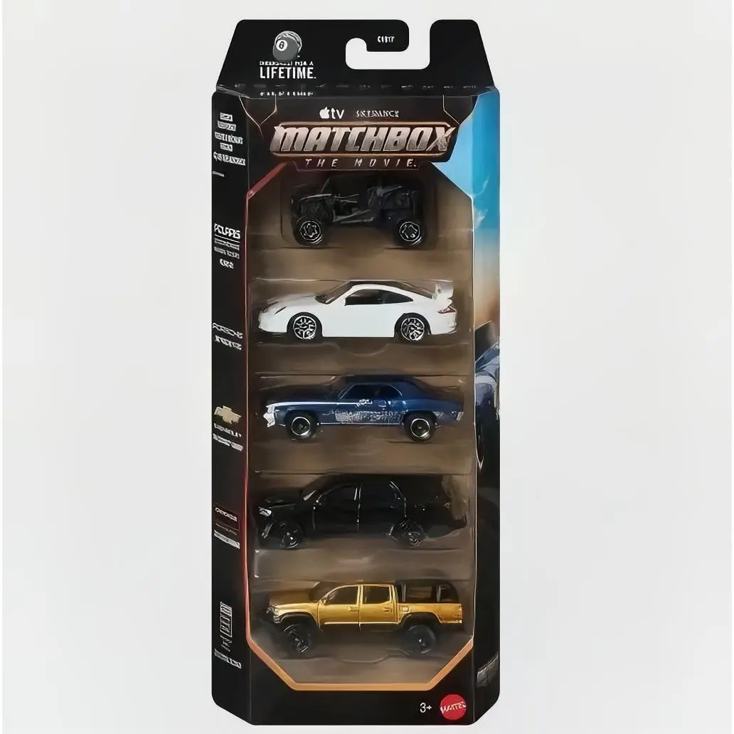 Matchbox The Movie 5-Pack New Release Die-Cast Cars Collection for Kids and Collectors