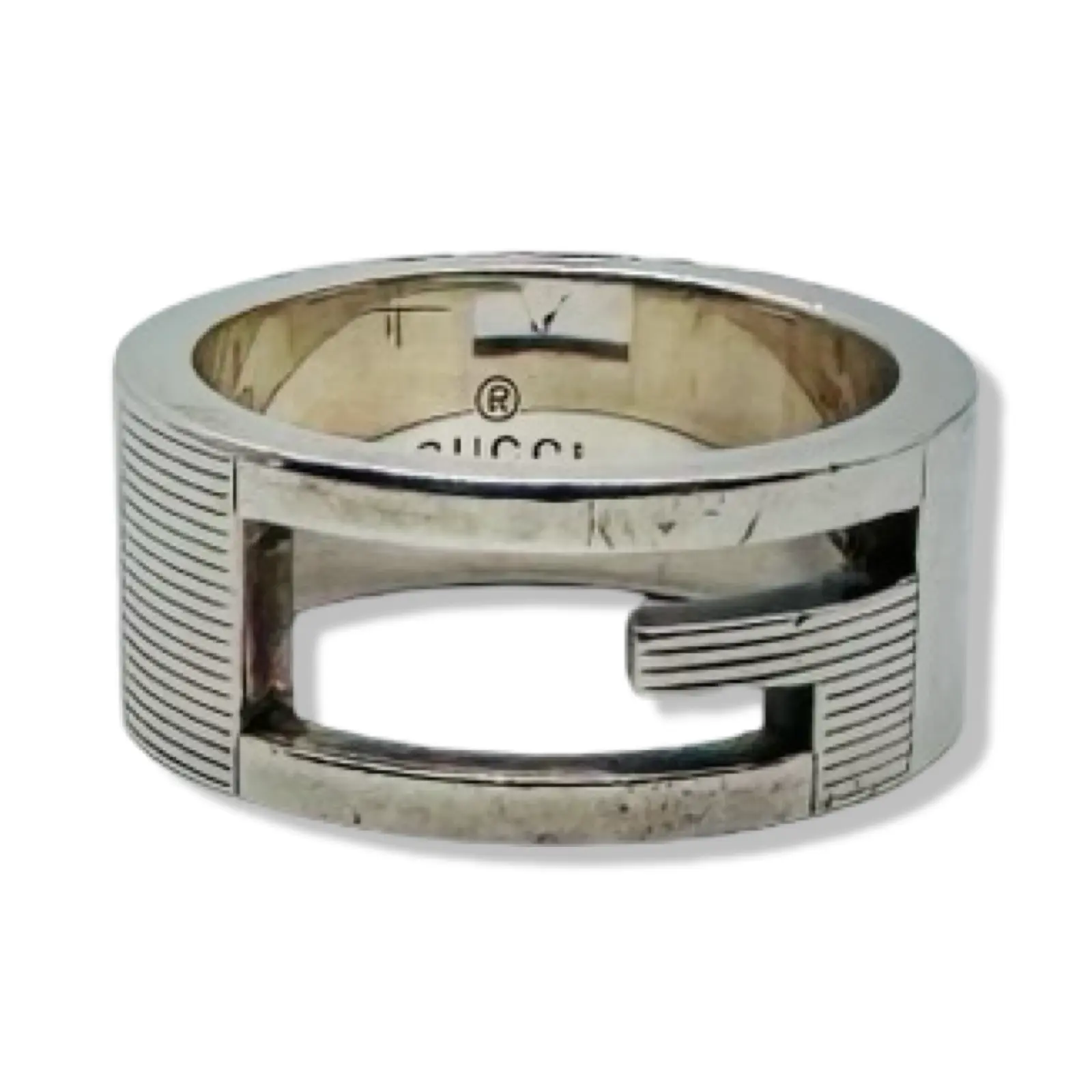 Pre-owned Gucci Ring Size 4.5 G1182