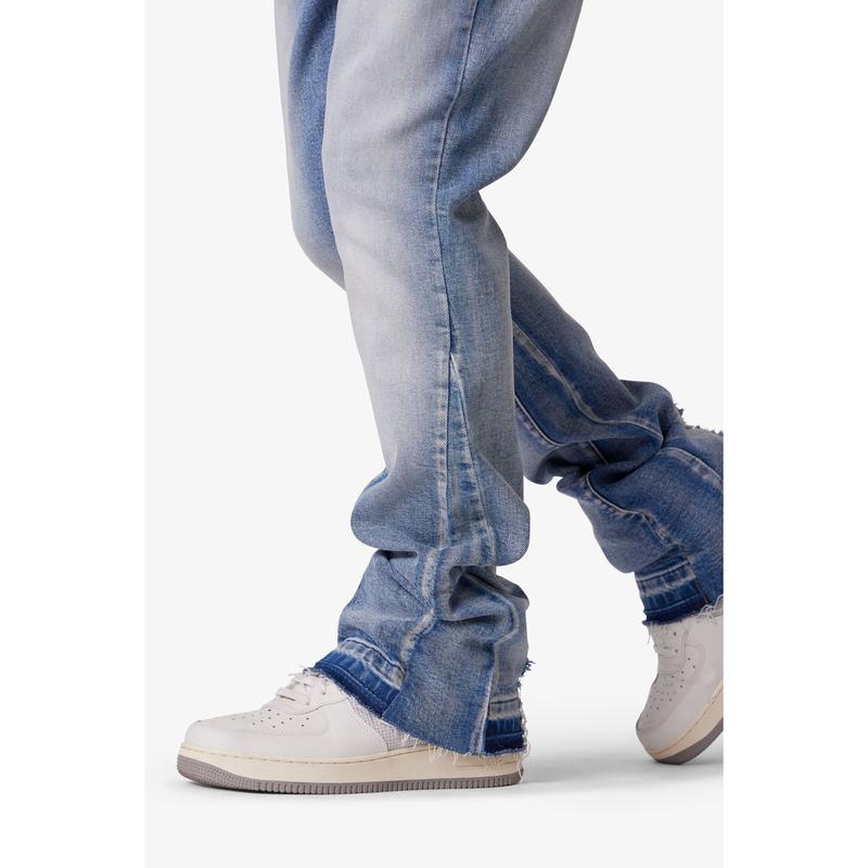 B484 Flare Denim - Blue