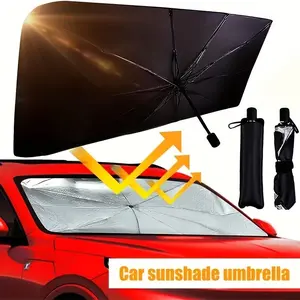 Foldable UV Protection Windshield Sunshade, Car Suv Multi-Purpose Front Window Heat Insulation Umbrella, Universal Fit Auto Accessories