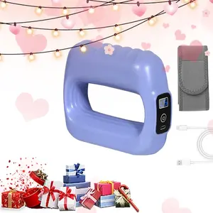 Electric fascia ring massager with belt, 8-speed vibration, muscle massager, portable USB charging massage, professional lightweight fascia ring, freeing hands, suitable as a gift for athletes and fitness enthusiasts