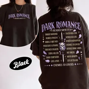 Dark Romance Reader Society Shirt, Enemies To Lover T Shirt, Dark Romance World Tour Tee, Gift For Book Lover #   TikTokMadeMeBuyIt #   TikTokShop