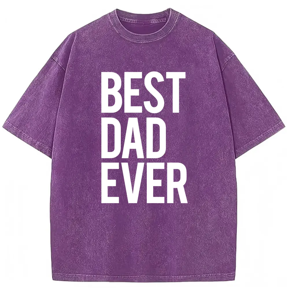 Washed T-shirt-Purple