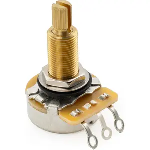 CTS 450G A500K Pot Brass Long Split Shaft 3/4 Inch 10% Audio Taper Potentiometer for Electric Guitar Bass