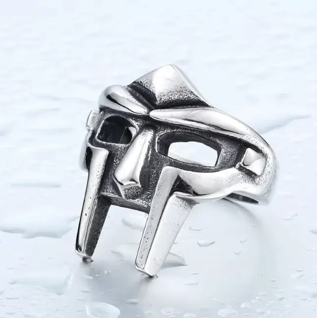 MF DOOM Ring Gladiator Mask Style Ring | One Size Ring | Hip-Hop Classic Accessory