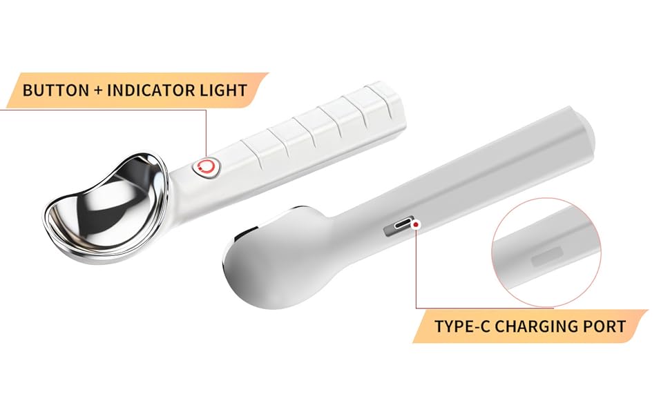 mother's day Heated Ice Cream Scoop Electric Scooper for Hard Ice Cream and Desserts Handheld Heating Up to 158°F Rechargeable Easy to Clean Ideal Summer Gift Kitchen Gadgets Utensils Kitchenware Stainless Steel USB Charging IP67 Waterproof mother's day Heated Ice Cream Scoop Electric Scooper for Hard Ice Cream and Desserts Handheld Heating Up to 158°F Rechargeable Easy to Clean Ideal Summer Gift Kitchen Gadgets Utensils Kitchenware Stainless Steel USB Charging IP67 Waterproof