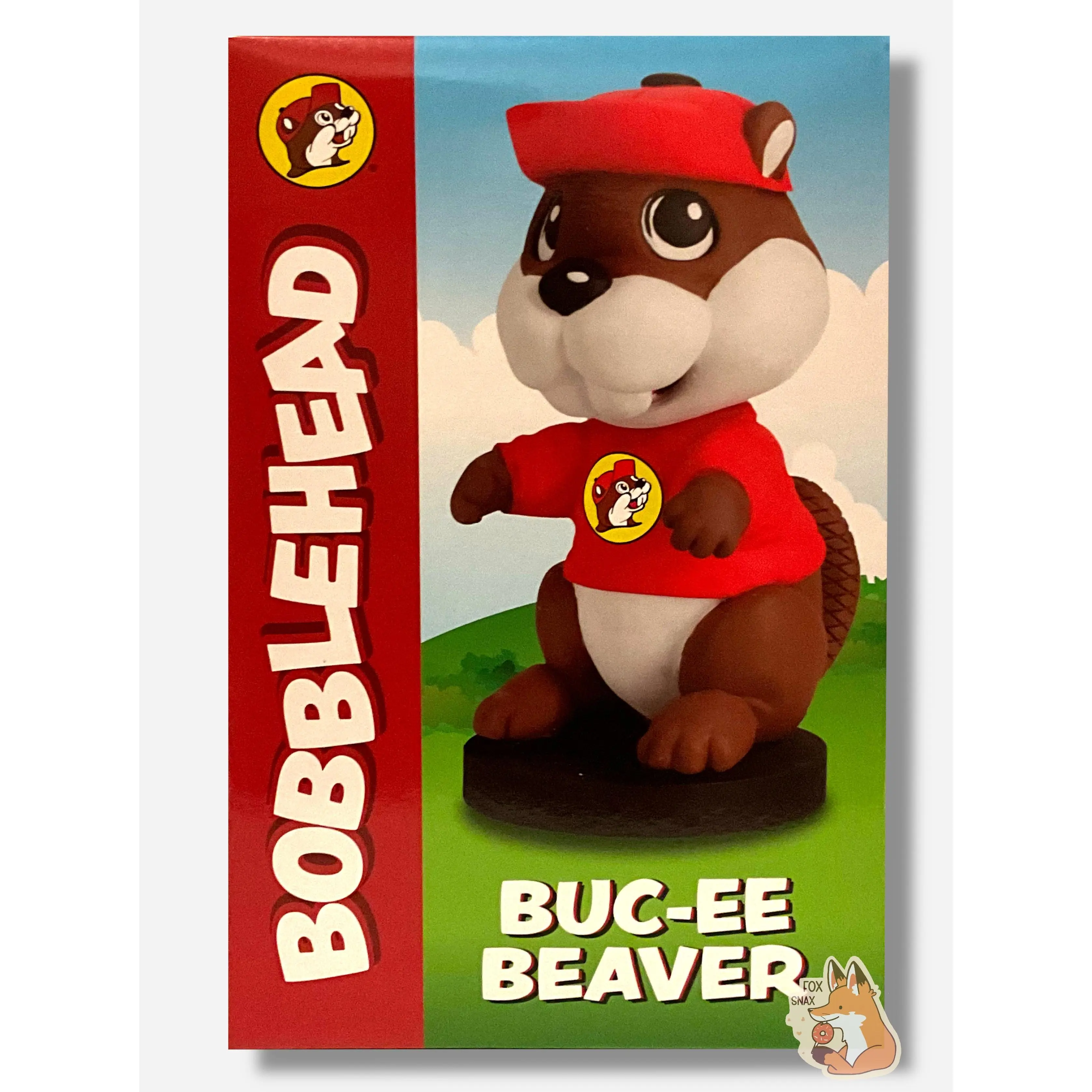 Buc-ee's Bobblehead - 6.5" Tall Road Trip Buddy Exclusive Beaver Collectible with Red Cap & Shirt Perfect for Fans