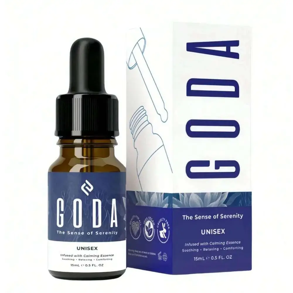 GODA For Her&Him Serenity Mini Perfume 15ml/0.50 Fl Oz, Unisex Calming Fragrance With Lavender & Chamomile