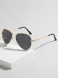 Fashionable Metal Aviator glasses, Stylish Frog Eyewear, Trendy Pilot Glasses for Men and Women, Perfect for Casual Wear