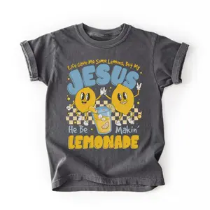 My Jesus Lemonade Tee, Forrest Frank Inspired Shirt, Faith Quote Graphic Top, Religious Gift T-Shirt