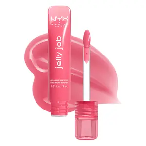 Jelly Job Full-Bodied Shine Gloss, Jelly-Smooth Shine, Precision Applicator, NYX Professional Makeup Jelly Job Full-Bodied Shine Gloss, Jelly-Smooth Shine, Precision Applicator, NYX Professional Makeup