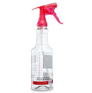 Great Value 32 fl oz Plastic Spray Bottle | Wide Mouth Refillable Bottle with Adjustable Nozzle & Dilution Scale | Multi-Purpose Cleaning & Plant Mister