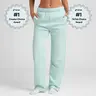 Comfrt | Halo Lightweight Straight Leg Sweatpants | Soft Everyday Fleece Pants