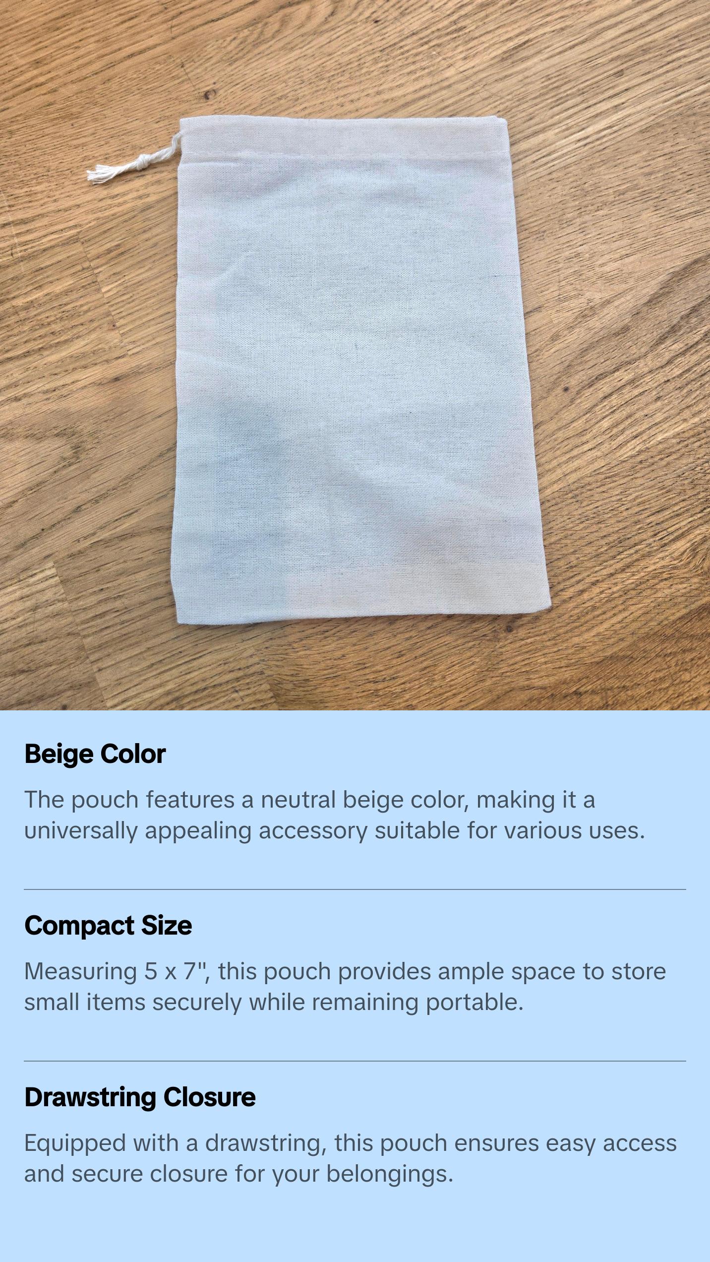 Cloth Drawstring Pouch