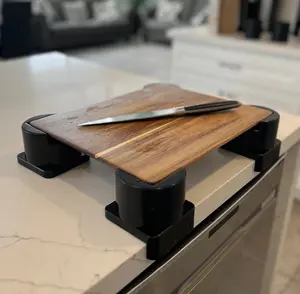 Elevated Cooking -  2" Starter Kit - Cutting Board Raiser - Kitchen Gadget - Raise your cutting board on low tables/countertops