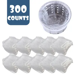 300 Counts Kitchen Sink Strainer Mesh Bag - Universal Fit for All Sinks & Drains Disposable Laundry Basins