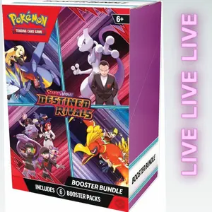 Pokémon TCG: Scarlet & Violet—Destined Rivals Booster Bundle LIVE RIP