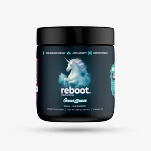 Reboot Ocean Breeze Energy Drink Powder Mix | Brain & Body Support | 42 Servings