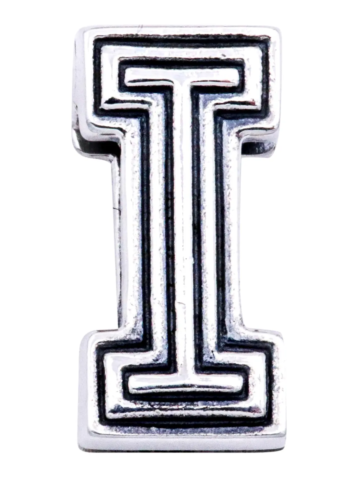 Pandora Reflexions Letter I Clip On Charm - 798205, Hand-Finished, Decorative, for Contrasting Sides on Flat Mesh Bracelets, Name Charms & Pendants, No