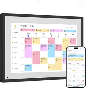 10.1 inch Digital Calendar & Chore Chart - Interactive Touchscreen Smart Family Planner,Digital Picture Frame for Mom, Women, Christmas & Weddings