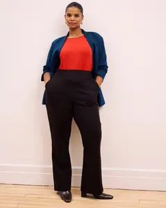 Lily Liquid Jersey Crew Neck Stovepipe Tee - Lipstick