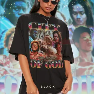 CITY OF GOD Retro T-shirt - Alexandre Rodrigues Shirt, Alice Braga Vintage Shirt, Douglas Silva Homage Tees