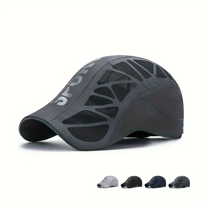 Unisex Sport Hat, Breathable Mesh Quick-Dry Running Cap, UV Protection, Adjustable, Ideal for Cycling, Hiking, Golf, Outdoor Activities, Running Workout Hat, Sports Outdoor Hats