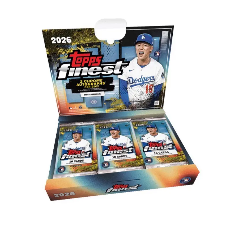 PYT BREAK 298  (1 HOBBY BOX) 2026 TOPPS FINEST HOBBY BOX