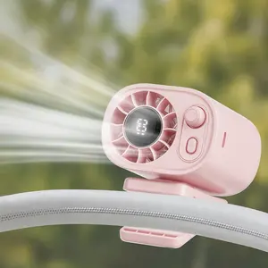 DealsforYouDays【3-Day Delivery】Joytutus AutoFan 2026 Car Clip On Fan with LED Display, 360° Rotation, 100 Speeds Adjustable, USB Rechargeable Summer Personal Fan, 3Hr 1800mAh Battery, Wide Clamp for Car Seat/Sunvisor, Baby Stroller, Desktop & Multiple