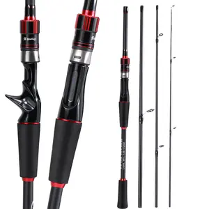Sougayilang Fishing Rods 6-6.9FT Carbon Fiber Casting Rod Max Drag 10kg Carp Rods for Bass Pike Fishing Tools