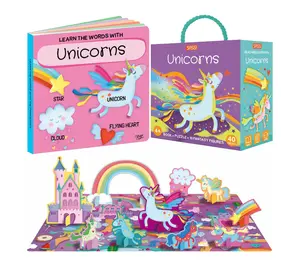 Sassi: Q-Box - Unicorns - Read-Play-Learn Mythical Set Puzzle Sassi: Q-Box - Unicorns - Read-Play-Learn Mythical Set Puzzle