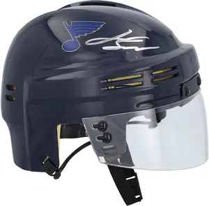 Jimmy Snuggerud St. Louis Blues Autographed Navy Mini Helmet - Fanatics Authentic Certified