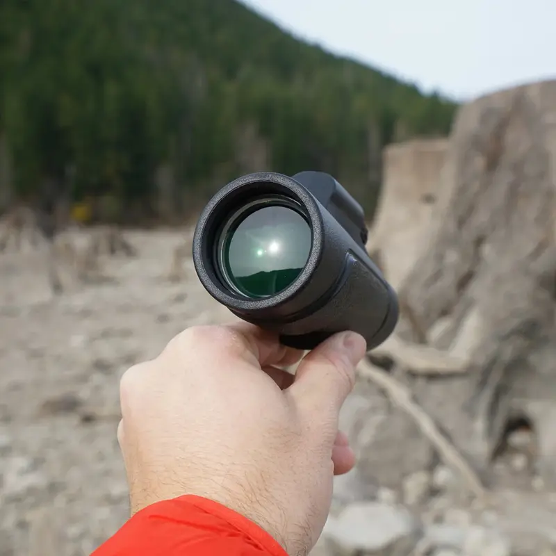 TakLite 8x40 Pocket Scope Monocular Spyglass with FMC Glass Lens and Tripod for Camping, Bird Watching, Stargazing, Hiking