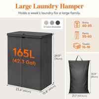 165L 3 Section Polyester Black
