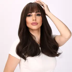 Brown Loose Wave With Bangs | 20-Inch | SM8012