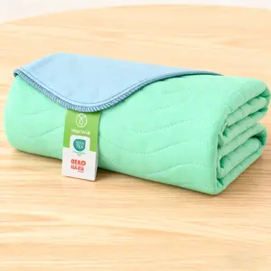 Washable Pad 34x52 Inches (1 Piece), Reusable Incontinence Pad for Kids Adults Seniors Pets, Waterproof Protection for Bed Sofa Furniture Floor