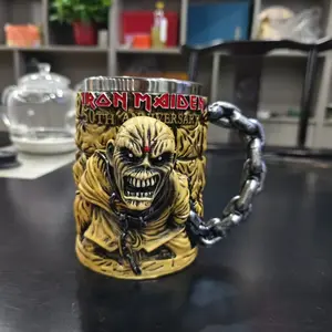 Iron Maiden 50th Anniversary 3D Mug, Collectible Memorial Gift, Unique Design Fan Favorite, Perfect for Music Lovers and Fans