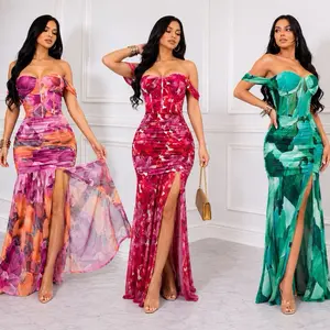 Womens maxi dress  mesh