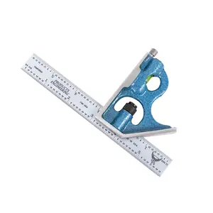 2-Piece Combination Square Set | Machinist Blade & Square/Miter Head