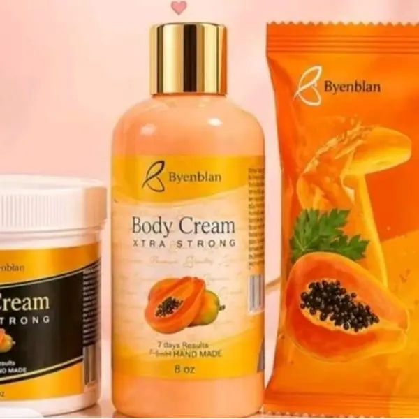 Byenblan Face & Body Cream Papaya Skin Care Set Byenblan Face & Body Cream Papaya Skin Care Set