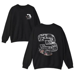 Dale Earnhardt No 3 Vintage Sweatshirt, Nassscar Sweatshirt, Unisex Crewneck Sweatshirt For Men, For Women Streetwear