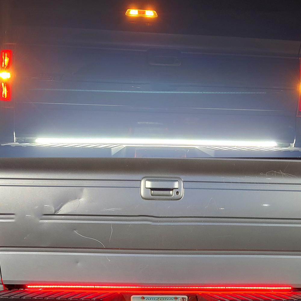 AUXITO 48"/60" LED Strip Tailgate Light Bar Reverse Brake Signal For Chevy Ford Dodge GMC Truck