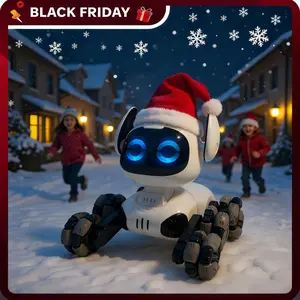 Robot Dog Toys for Kids Remote Control Stunt Dog with 360° Spins Interactive Touch Sensors RC Toy for Boys Girls Age 8-12 Perfect Christmas Gift