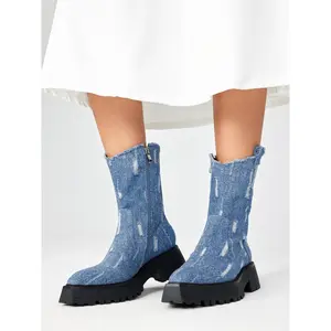 Cider [size 6-11] Denim Ankle Boots