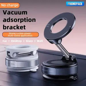 PHONEPACE K007 3-Axis Rotation Magnetic Phone Holder Free Flexible Adjustment Super Strong Adsorption Universal for Car & All Scenarios