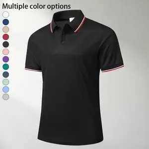 Summer men’s fashion casual polo shirt—short sleeves for business, sports, outdoor cycling, mountaineering, and dates; a great gift for a boyfriend.