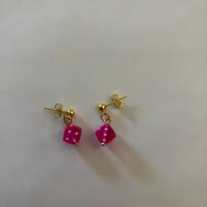 Seller Live You-Choose Acrylic mini dice nickel-free earrings