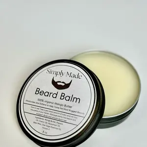 Simply Made Beauty Beard Balm - 100% Organic Mango Butter