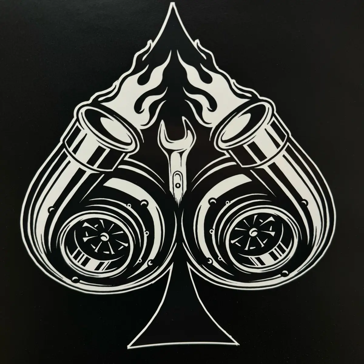 Ace of Spades Turbo Sticker - High Quality creative car decal sticker