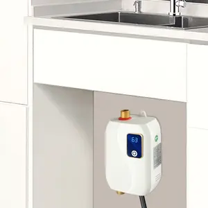 Tankless Electric Water Heater 110V 3000W Under Sink On Demand Instant Hot Water Heater with LED Display for Bathroom Kitchen Washing, Bars, Schools, Hospitals, Hair Salons Household Appliances